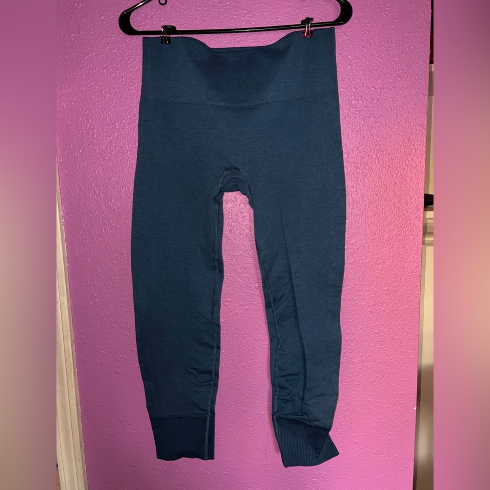 LULULEMON ebb and flo leggings - teal